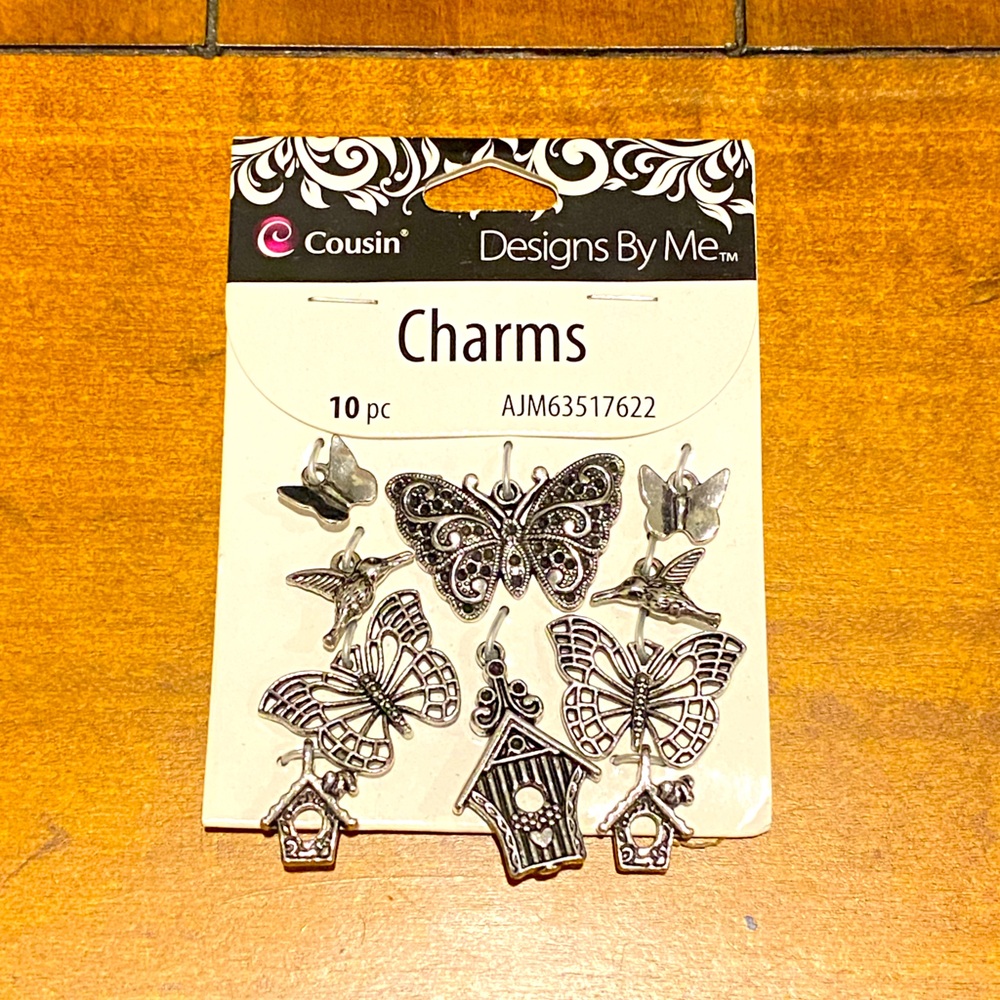 Silver Butterfly Charms